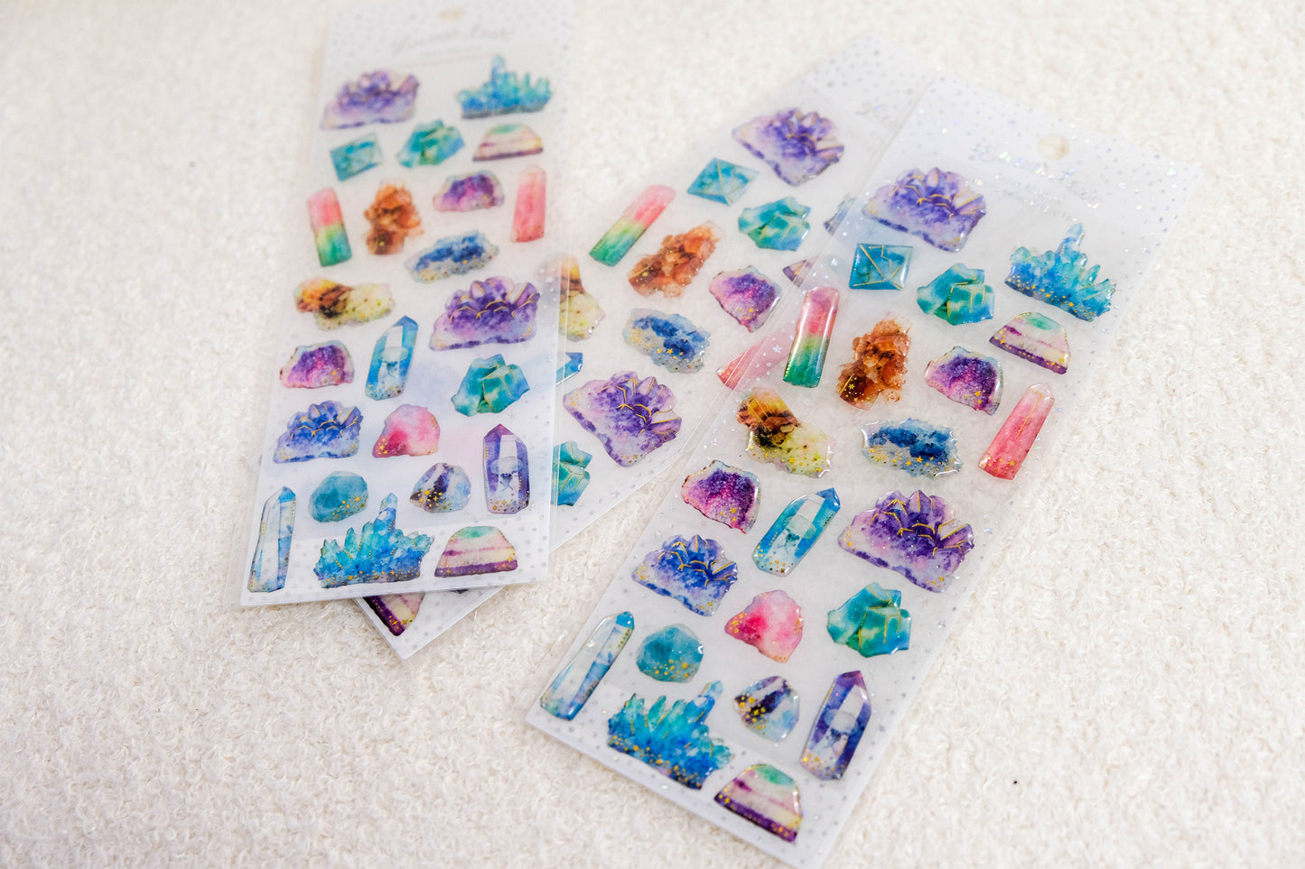 Q-lia - 水晶滴膠原石貼紙