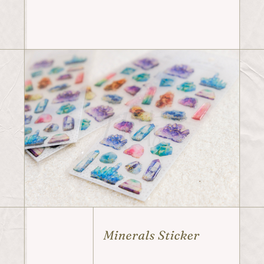 Q-lia - 水晶滴膠原石貼紙