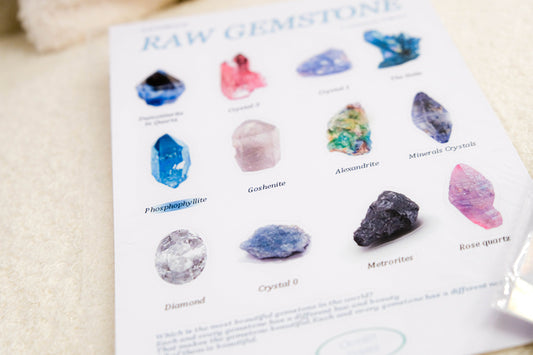 A5 - 原石貼紙 (白色基本款)