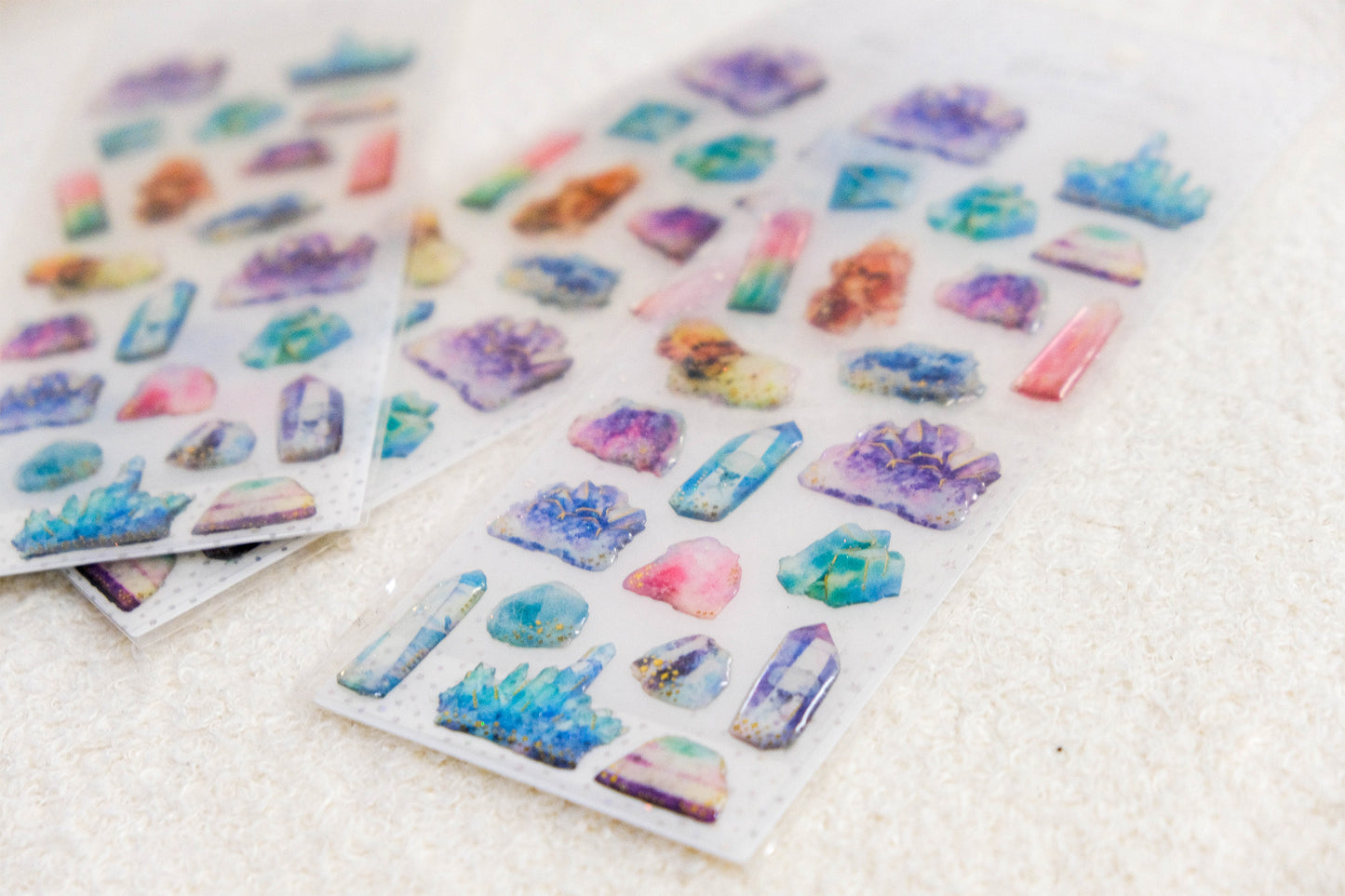 Q-lia - 水晶滴膠原石貼紙