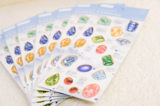 銀塵遐想 - 寶石貼紙